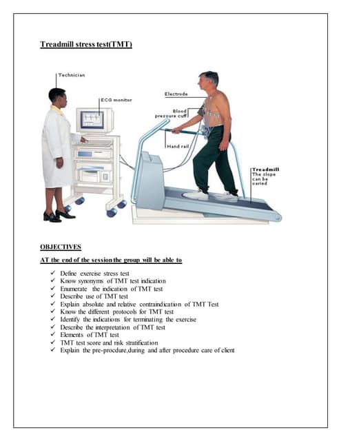 Stress test / Treadmill test | PPTX