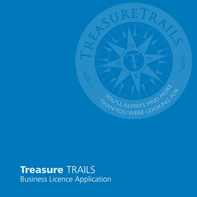 Treasure Trails Licence Brochure PDF