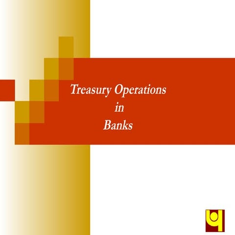 Treasury operations in_banks