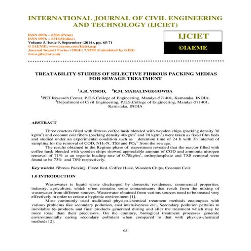 Low-Cost Corn Cob Water Purifier for Rural Areas - A Review | PDF