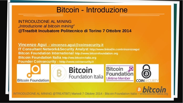 bitcoin introduzione ppt