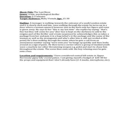 Trailer script | PDF