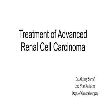 Treatment of Advanced Renal Cell Carcinoma.pptx