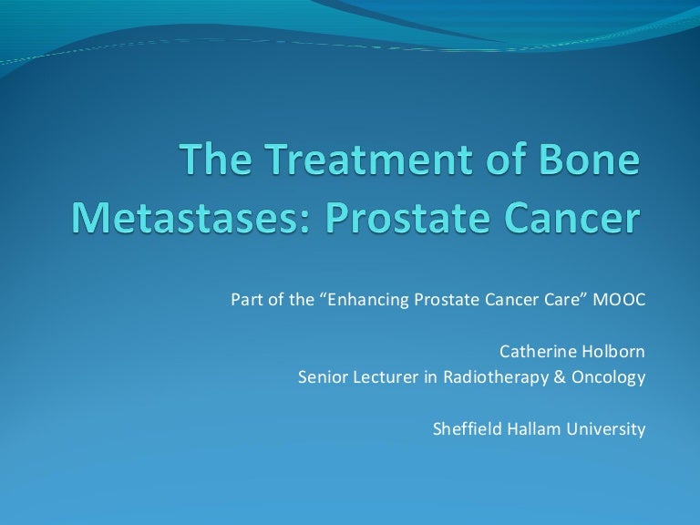 Treatment of bone metastases