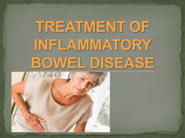 Treatment of inflammatory bowel dis...
