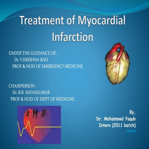 Treatment of myocardial infarction