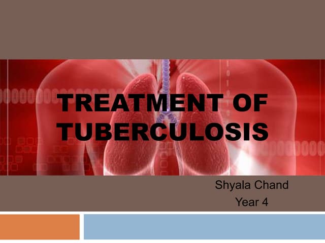 Anti tuberculosis therapy ( att) | PPTX