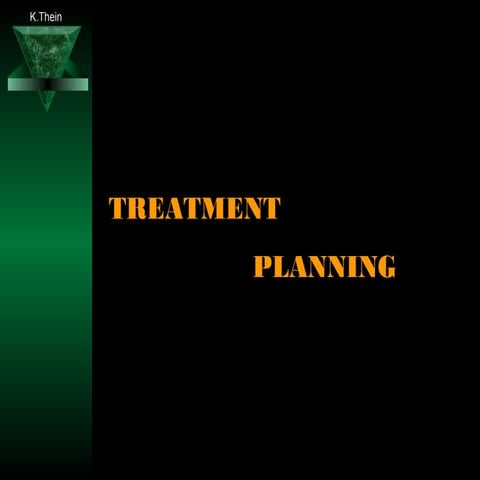 Treatment Planning in Orthodontics