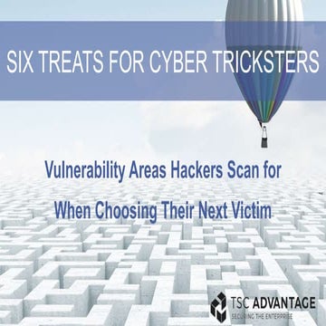 Vulnerability Areas Hackers Scan For When Choosing Their Next Victim