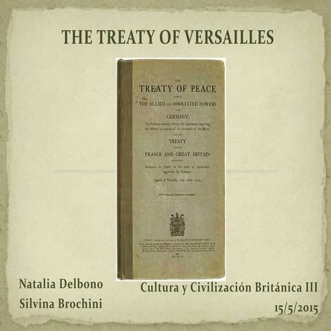 Treaty of versailles