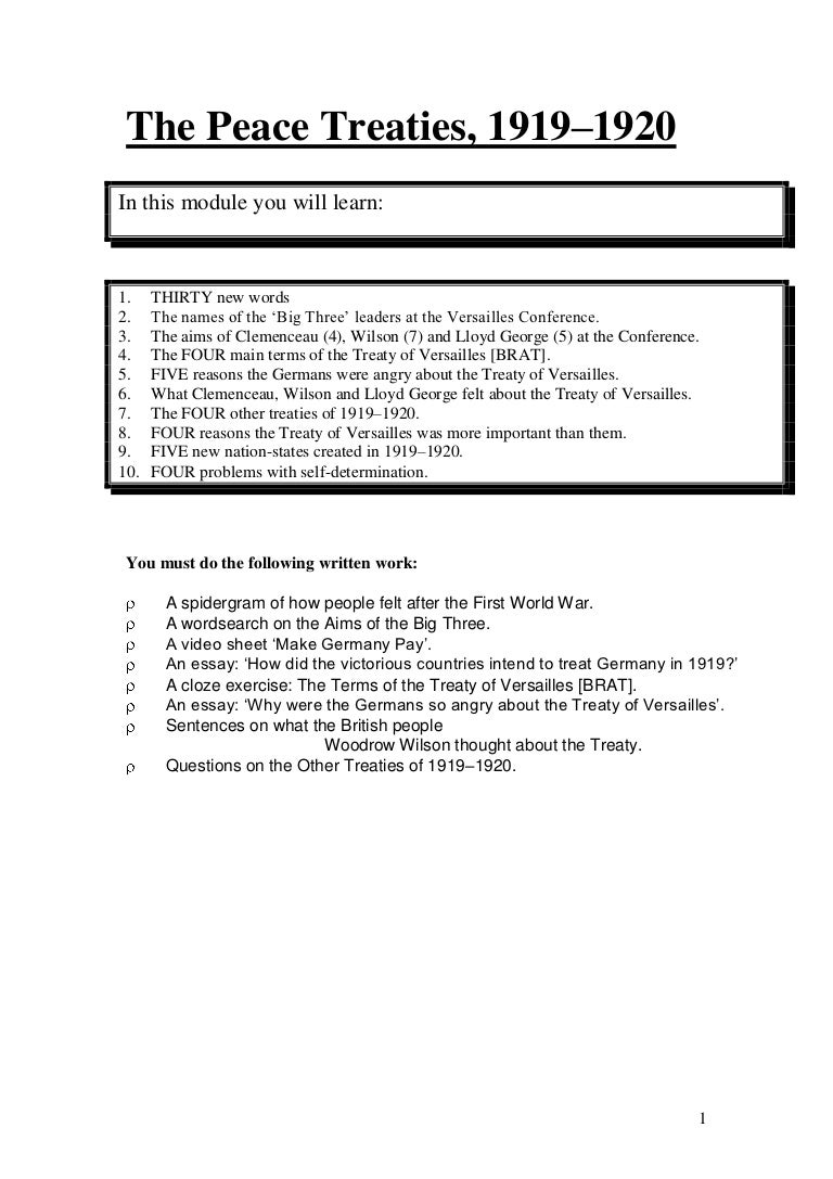 worksheet Treaty Of Versailles Worksheet treatyofversailles studentbooklet 130109085308 phpapp01 thumbnail 4 jpgcb1357721623