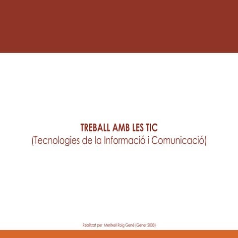 Treball Amb Les Tic Meritxell Roig Gene