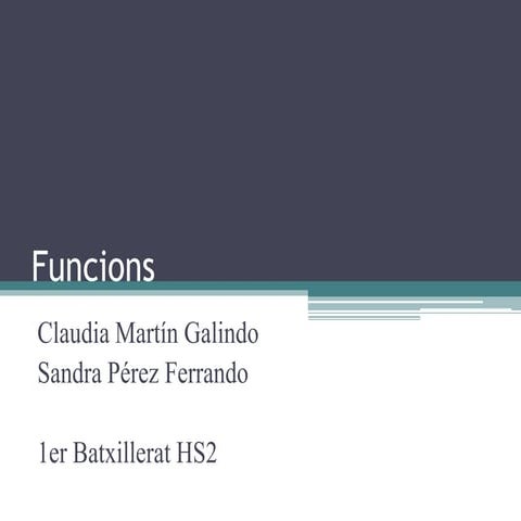 Treball de mates(funcions) 