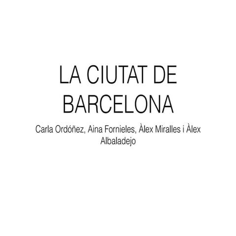 Barcelona | PPTX
