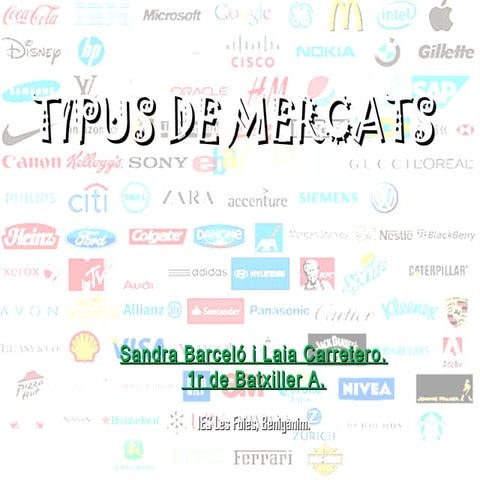 TIPUS DE MERCATS | PPT
