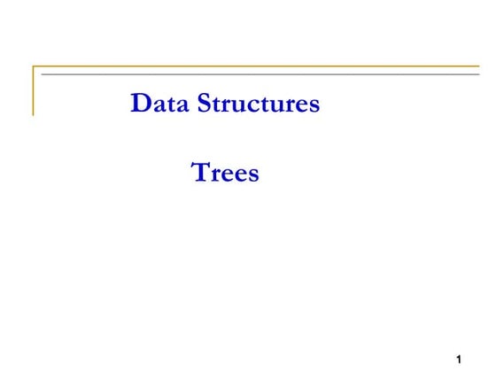 Trees in data structures | PPT