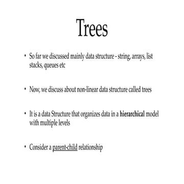 Tree Data Structure & methods & operations | PPTX