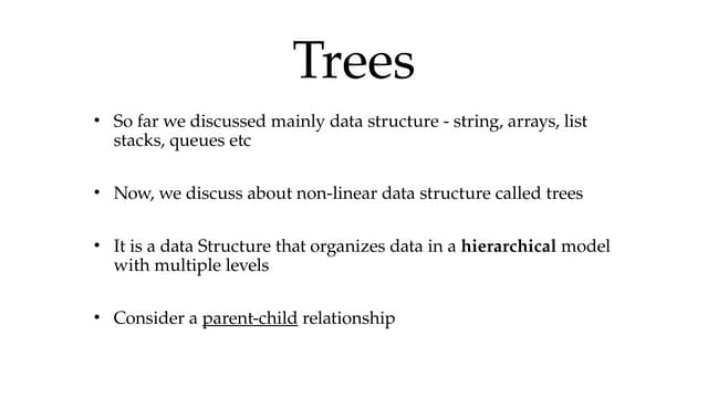 Tree Data Structure & methods & operations