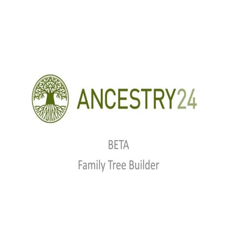 Ancestry24 Treebuilder