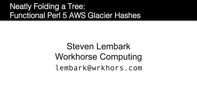 Neatly Hashing a Tree: FP tree-fold in Perl5 & Perl6