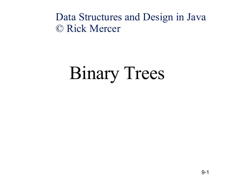 Trees Data structures in C/Java