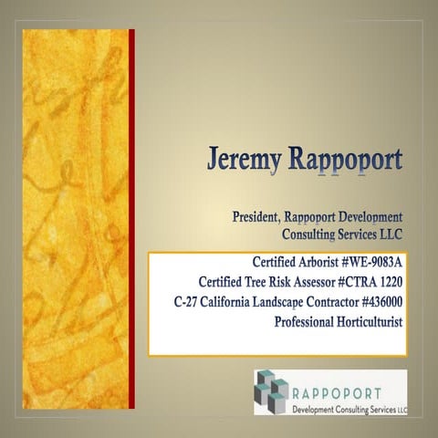 Tree selection, location and risk assessment