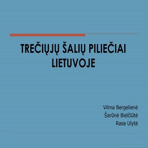 Trečiųjų šalių piliečiai lietuvoje