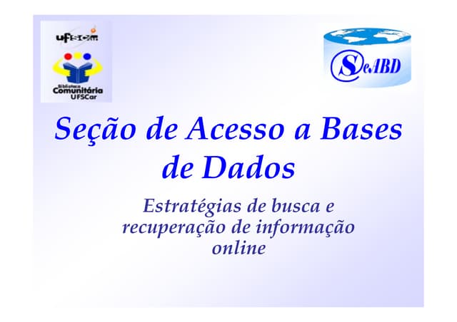 Treinamento Estrategias de Busca e ...