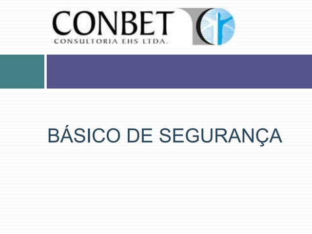 Treinamento básico de segurança