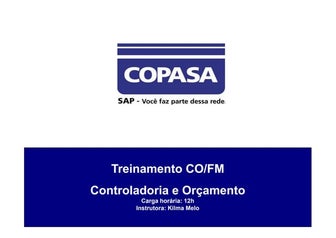 Treinamento co fm controladoria e orçamento carga horária- 12h instrutora- ki...