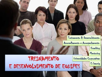 Treinamento & Desenvolvimento de Equipes: Modelos, Feramentas e estratégias