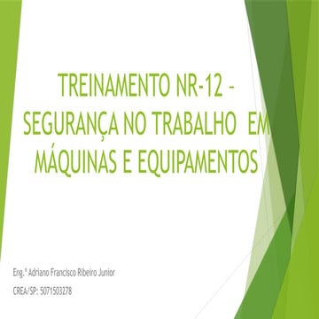 TREINAMENTO NR-12 – SEGURANÇA NO TRABALHO  EM MÁQUINAS.pptx