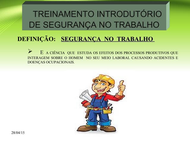 TREINAMENTO INTRODUTÓRIO DE SEGURAN...