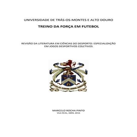 Treino da Força em Futebolistas