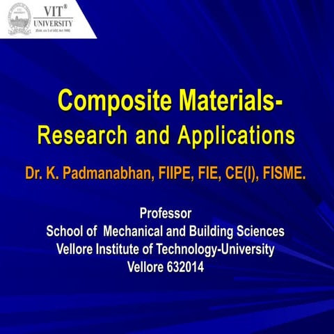 Composite materials lecture
