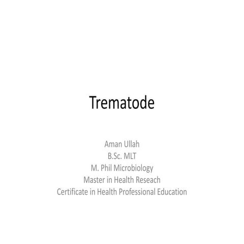 Trematode
