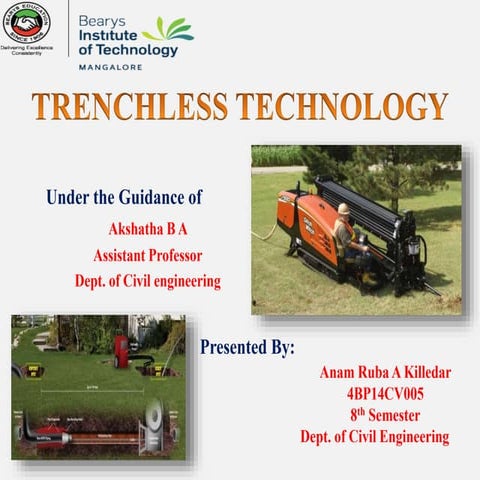Trenchless Technology a Review 