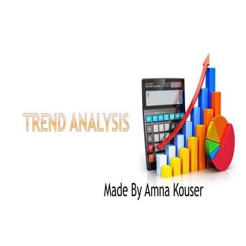 Trend analysis and time Series Analysis 