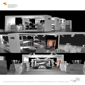 Project of exhibition stand for Trendglass | PDF