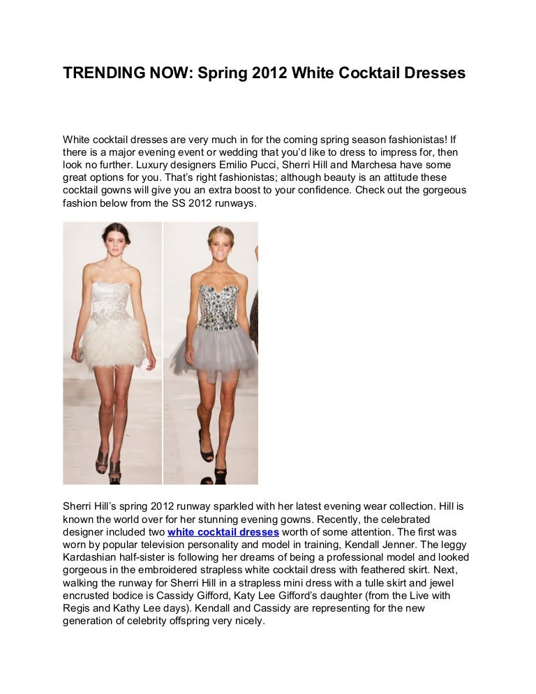 trending cocktail dresses