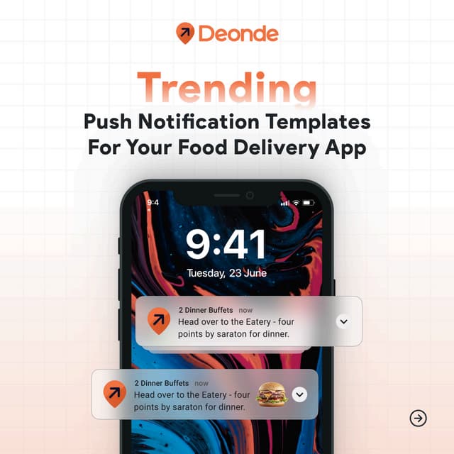 Trending Push Notification Templates for your Food Delivery App.pdf