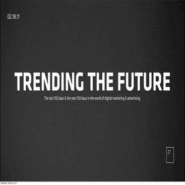 Trending The Future - space150 v27