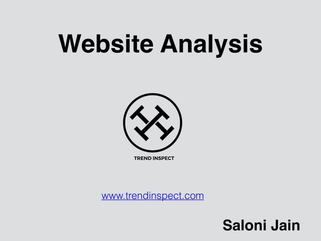 Website Analysis and Social Media Strategy and Analysis