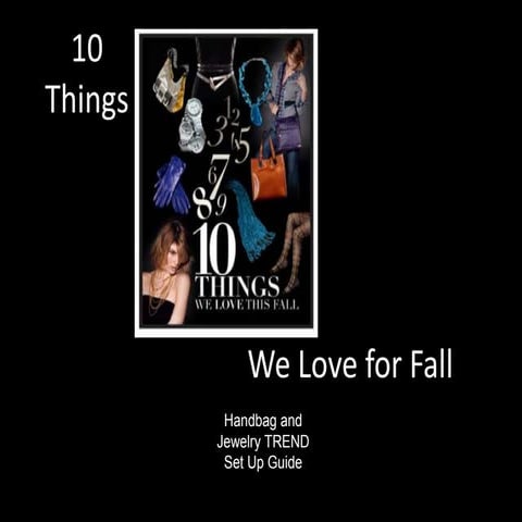 Trend Merchandising Directive