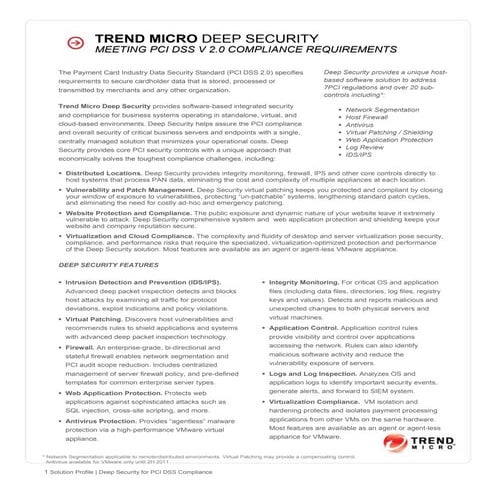 Trend micro deep security