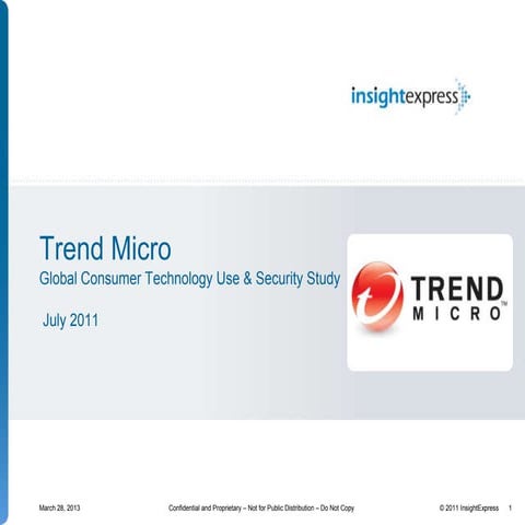 Trend micro global consumer technology use & security study