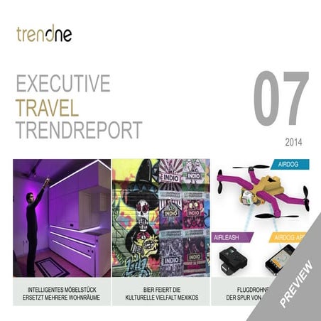 TrendONE Travel Trendreport Juli 2014 Preview