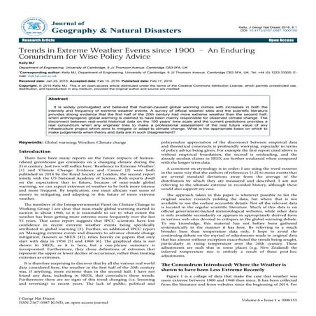 Trends in-extreme-weather-events-since-1900--an-enduring-conundrum-for-wise-p...