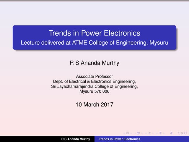 Lecture-7 : Semiconductor Power Switching Devices-4