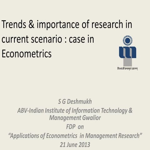 Trends in-research-aemr-sgd-2013-slideshare